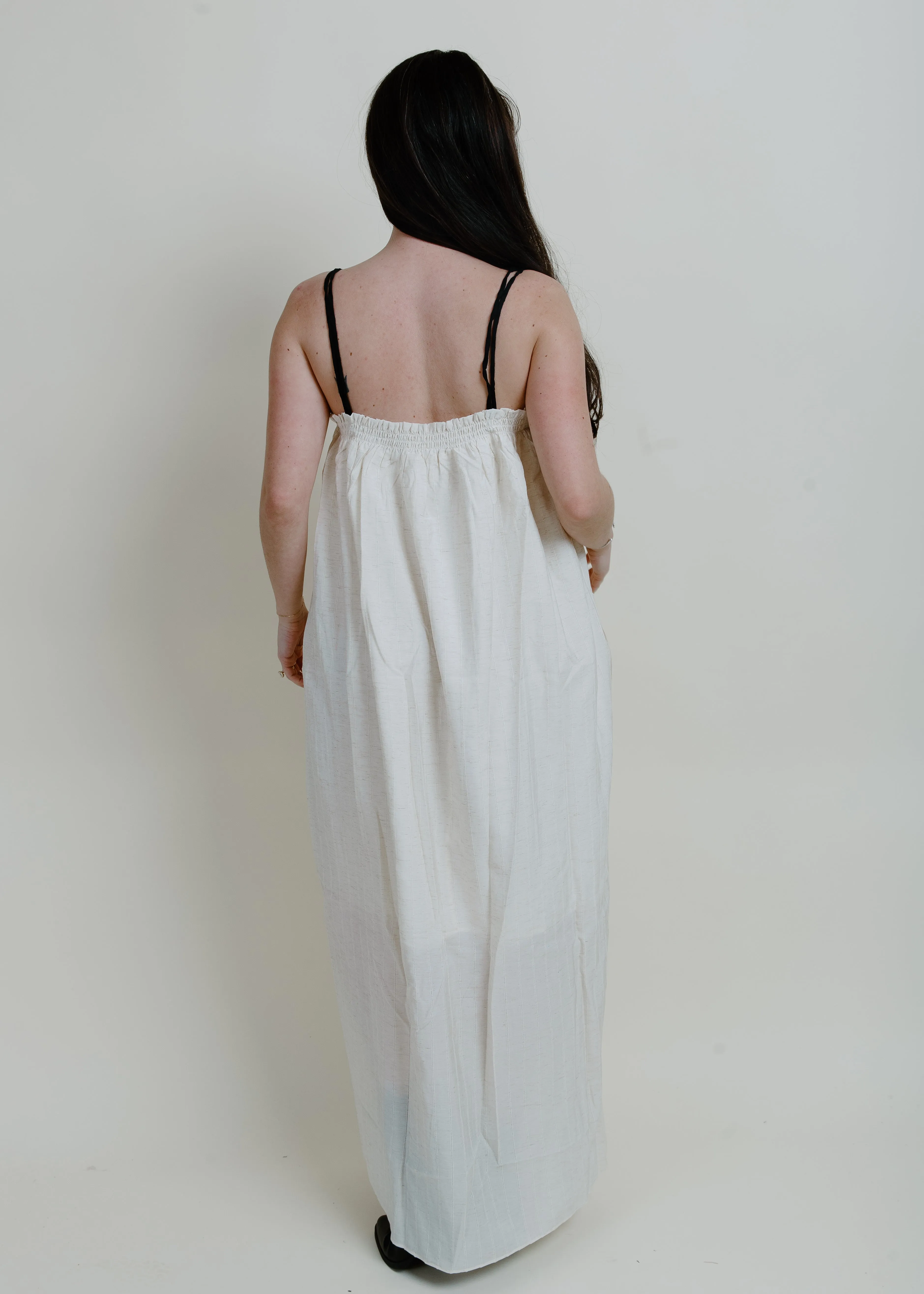 Elegant State Of Mind Maxi Dress - Oatmeal