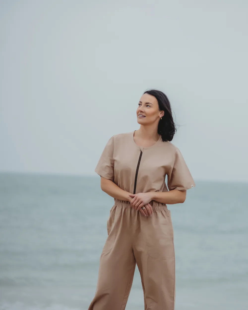 Ethel Plain Clay Jumpsuit