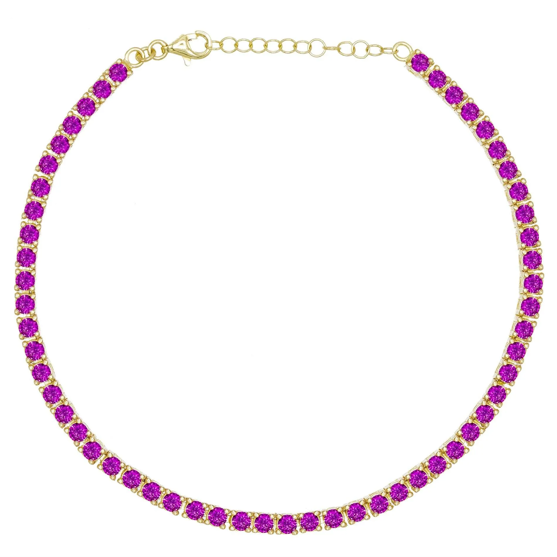 Fancy CZ Anklet