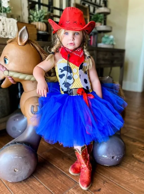 Girls Toy Story Jessie Inspired Costume Dress Set