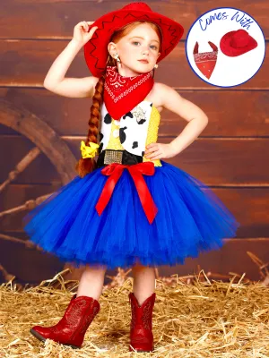 Girls Toy Story Jessie Inspired Costume Dress Set