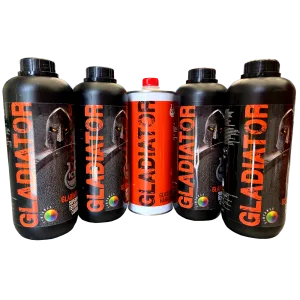 Gladiator Tinteggiabile Vernice antigraffio alta protezione Kit 4 L cat.re - COLORE COMPRESO