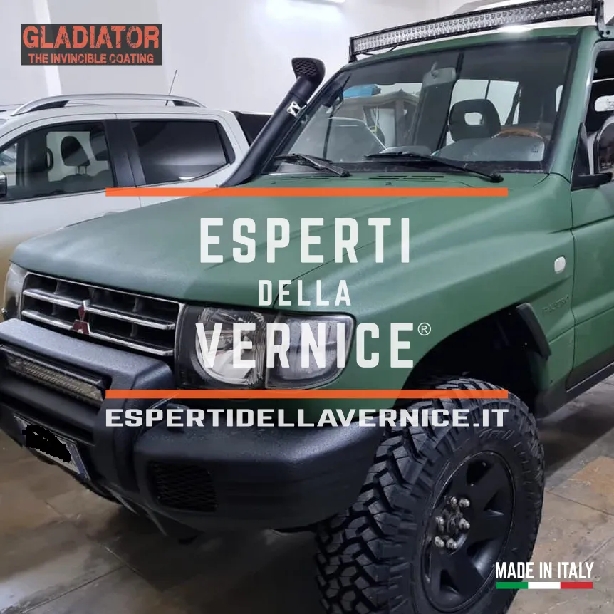 Gladiator Tinteggiabile Vernice antigraffio alta protezione Kit 4 L cat.re - COLORE COMPRESO