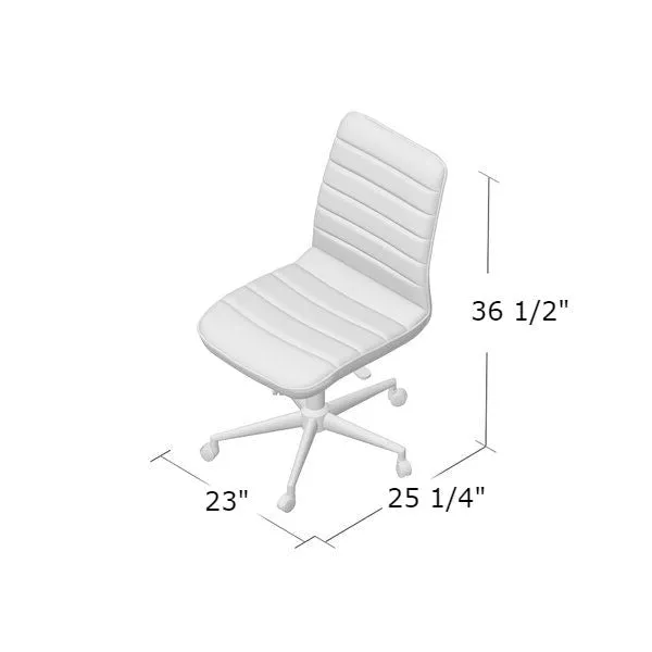 Gray Upholstered Lumbar Support Heavy Duty Conference Chair