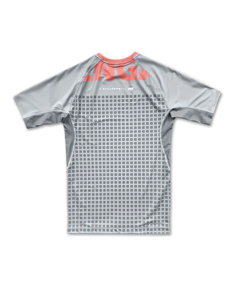 Grid Tech (Grey) Short Sleeve Rash Guard