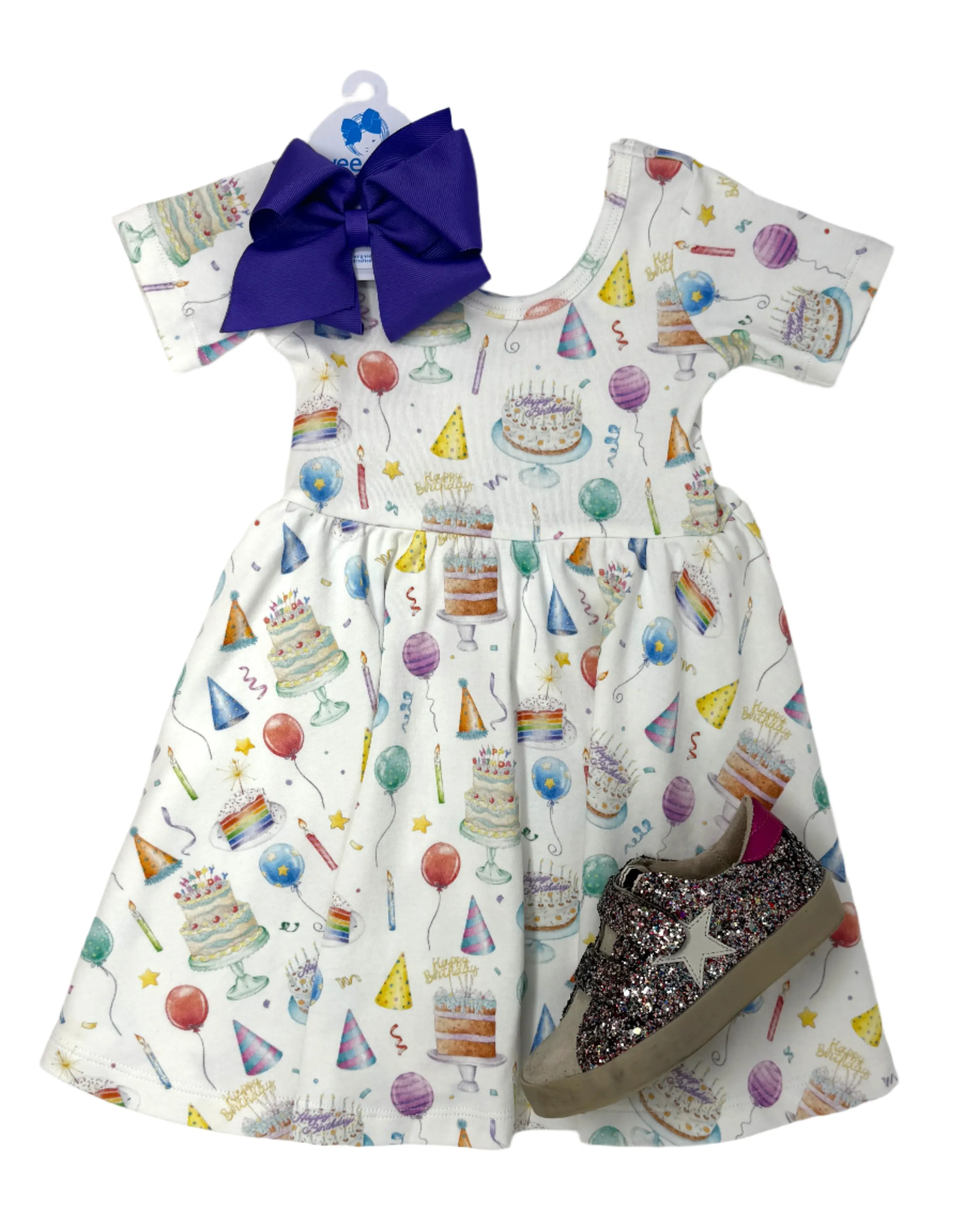 Happy Birthday Twirl Knit Dress