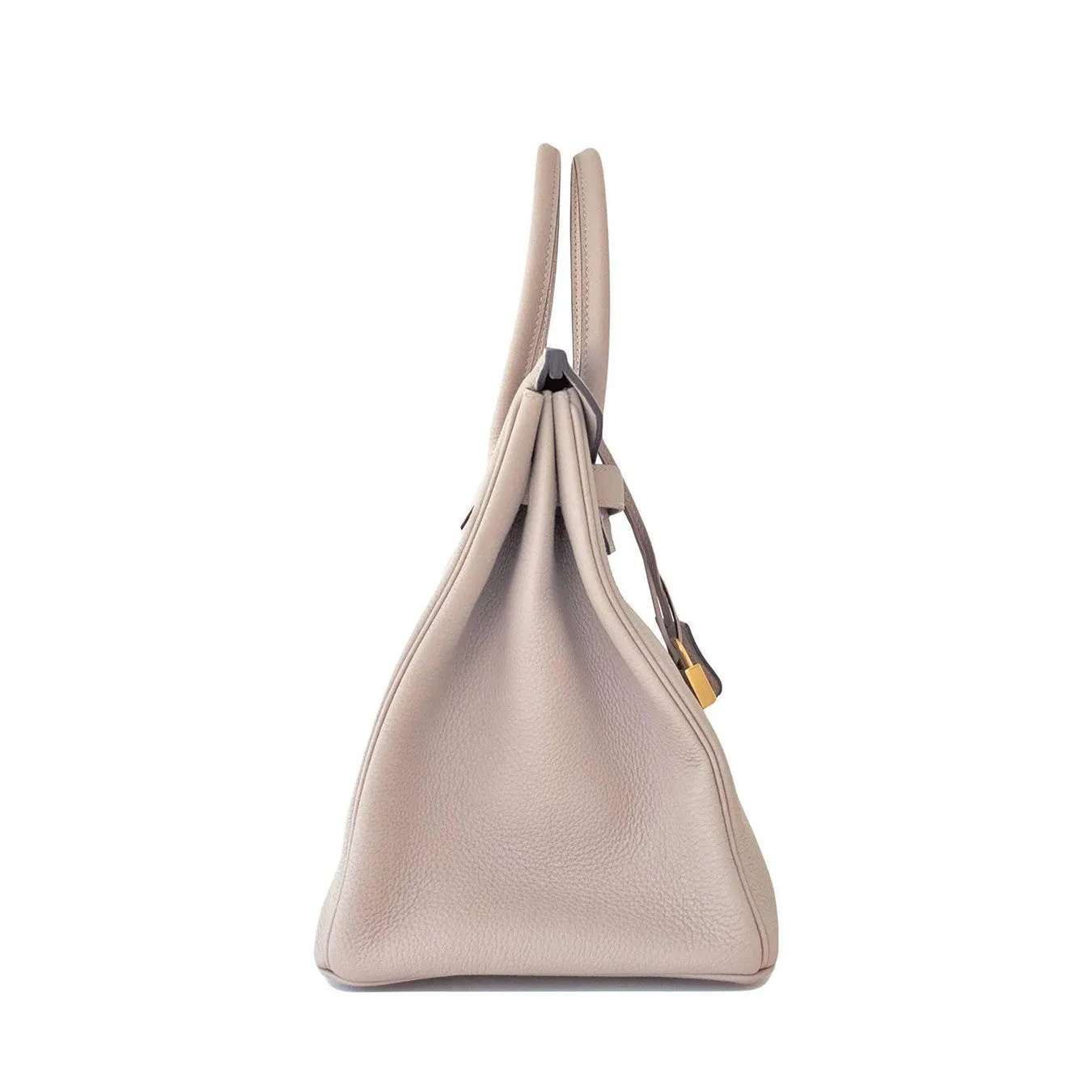 Hermes Gris Tourterelle 35cm Dove Grey Togo Birkin Gold Bag Chic