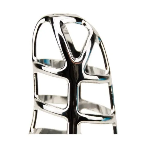 Impound Gladiator Male Chastity Device with 3 Base Rings & Padlock