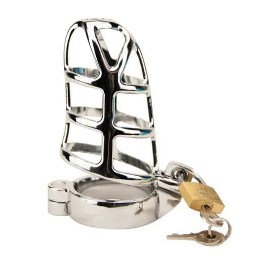 Impound Gladiator Male Chastity Device with 3 Base Rings & Padlock