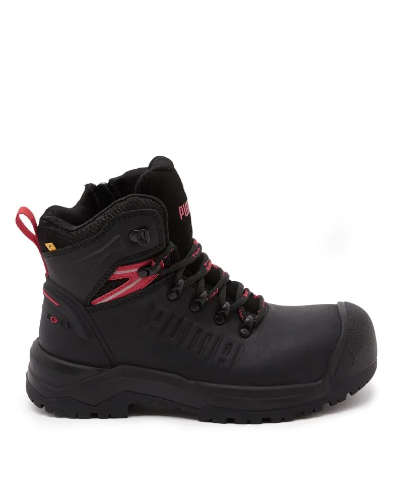 Iron Heavy Duty Mid Cut Safety Boot - Black