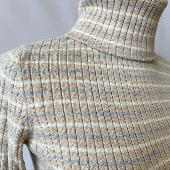 J MCLAUGHLIN ARLETTE TURTLENECK SWEATER S CLASSIC MODAL ELEVATED BASIC O…