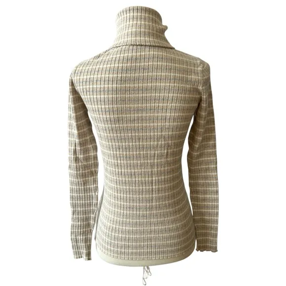 J MCLAUGHLIN ARLETTE TURTLENECK SWEATER S CLASSIC MODAL ELEVATED BASIC O…