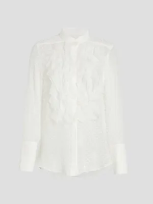 Kiki Tux Shirt in White