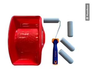 Kit: 1 manico   4 setole   1 vaschetta