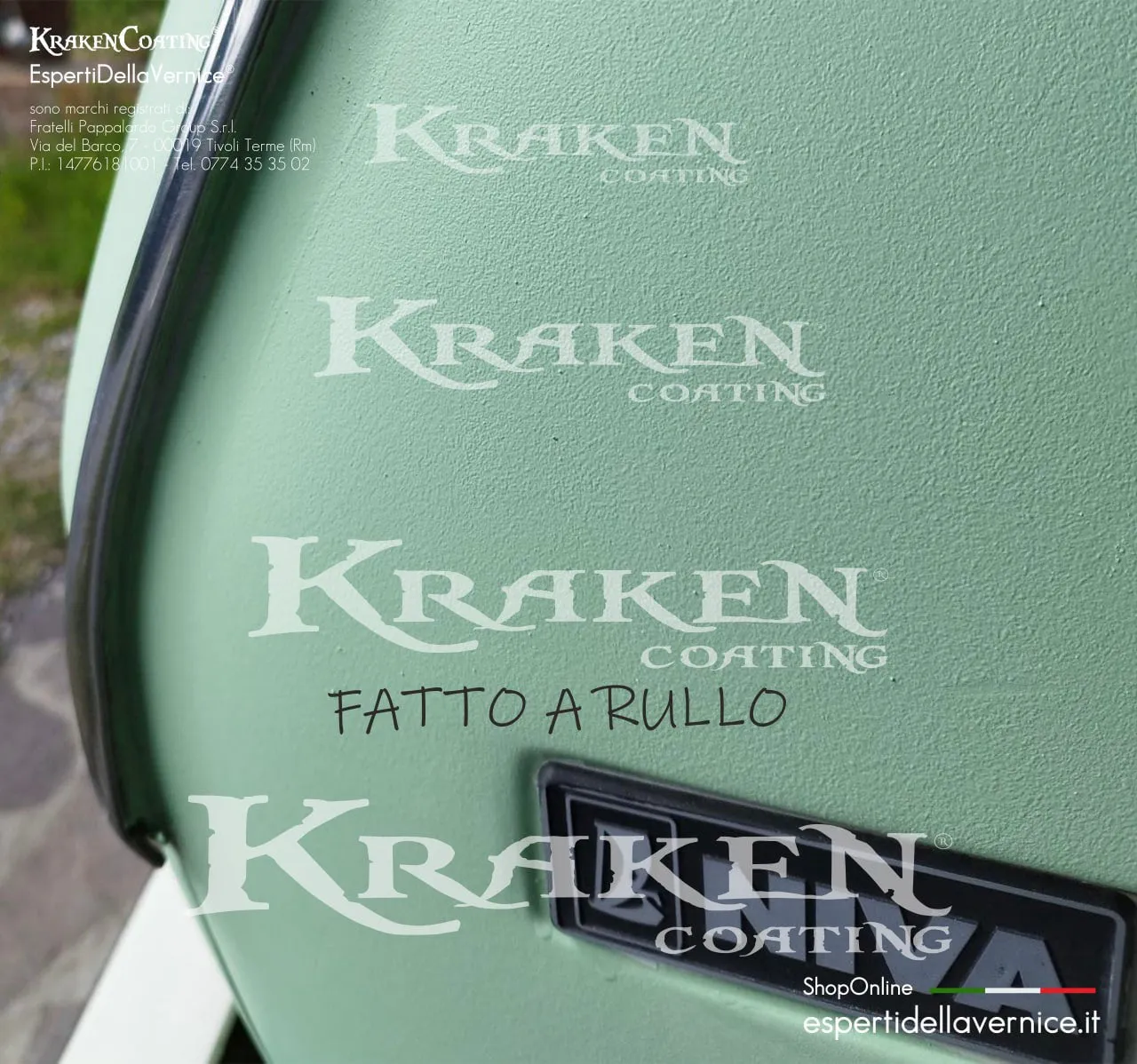 Kit KrakenCoating® BINDER 4L   Catalizzatore   Colore   Pistola base