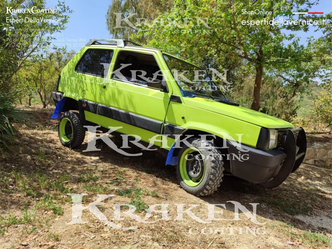 Kit KrakenCoating® BINDER 4L   Catalizzatore   Colore   Pistola base