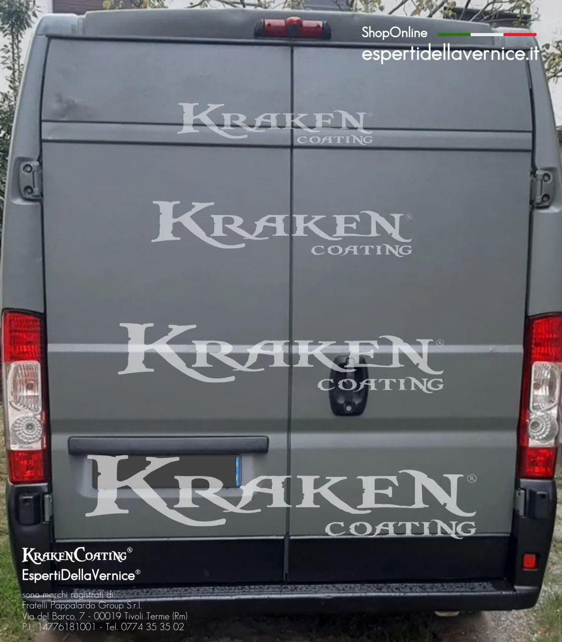 Kit KrakenCoating® BINDER 4L   Catalizzatore   Colore   Pistola base