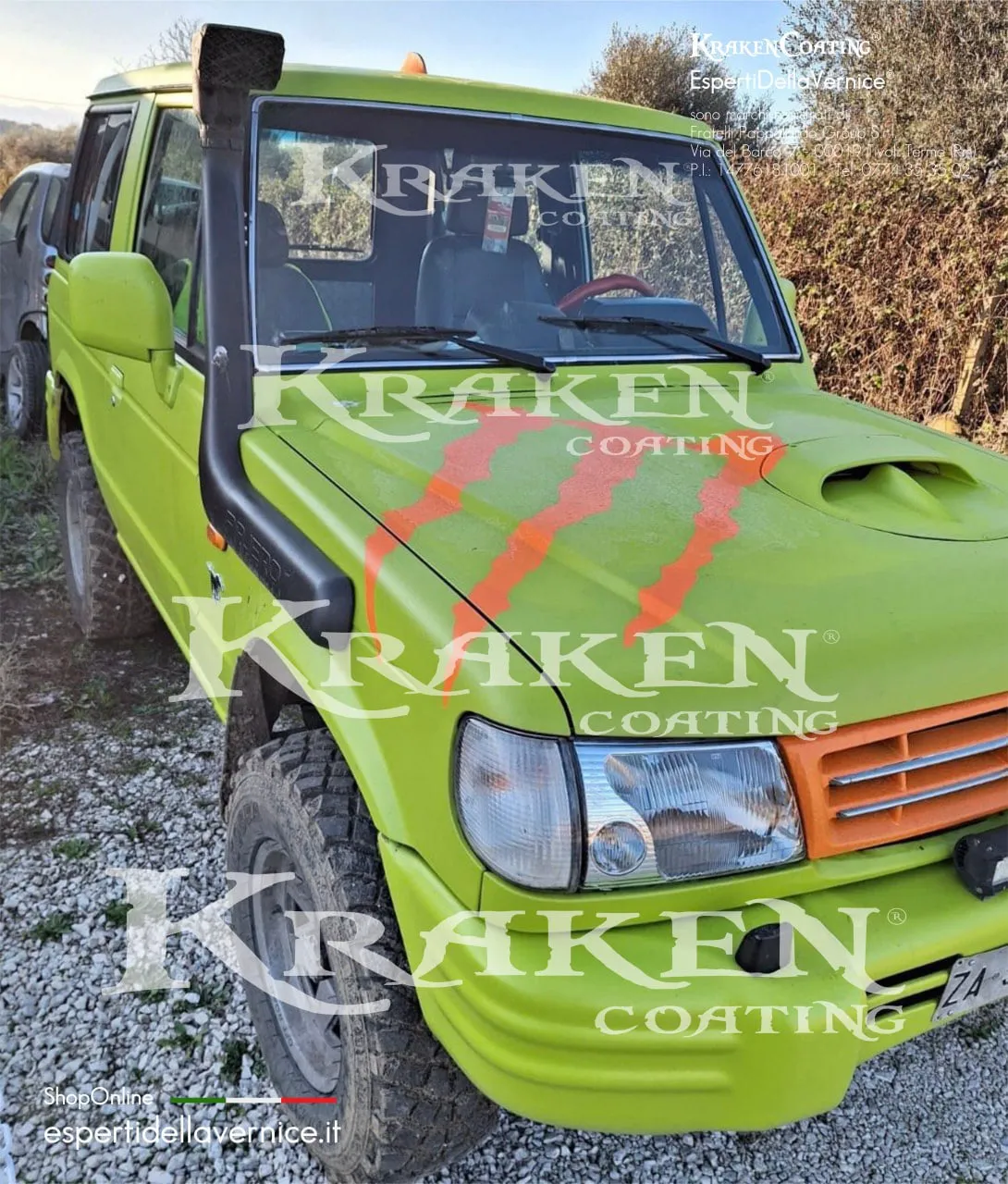 Kit KrakenCoating® BINDER 4L   Catalizzatore   Colore   Pistola base