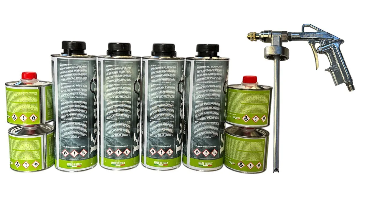 Kit KrakenCoating® BINDER 4L   Catalizzatore    Pistola di Qualità