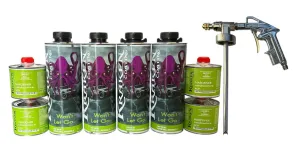 Kit KrakenCoating® BINDER 4L   Catalizzatore    Pistola di Qualità