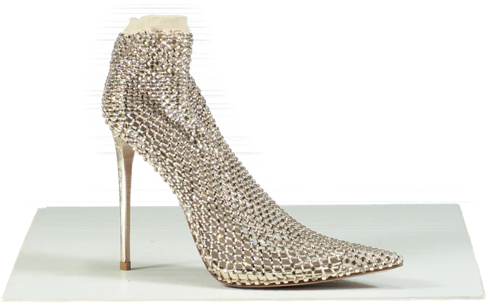 La Silla Nude Gilda Crystal Ankle Boot UK 6 EU 39 👠