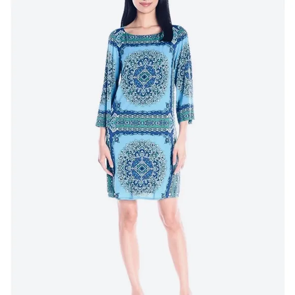 Laundry by Shelli Segal Italian Designer Inspired Lined Sheath Dress