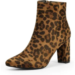 Leopard Print Party Boots