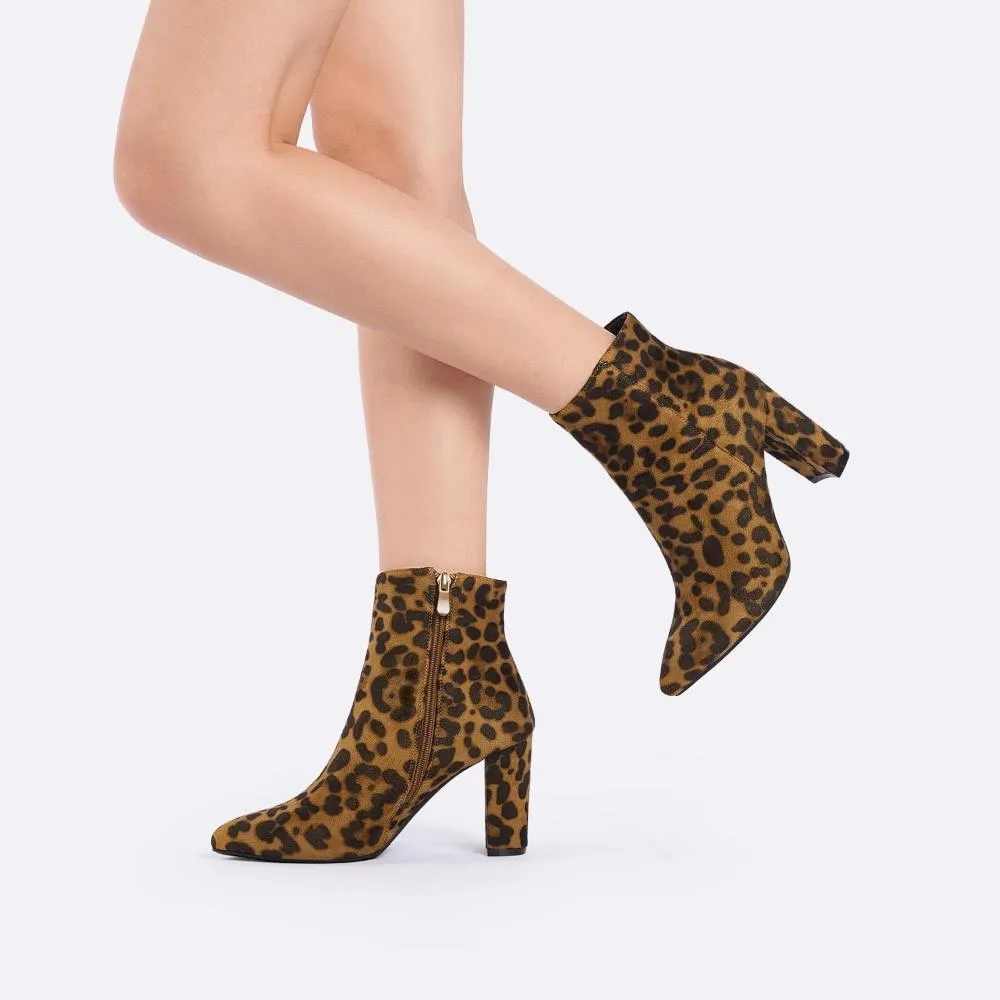 Leopard Print Party Boots