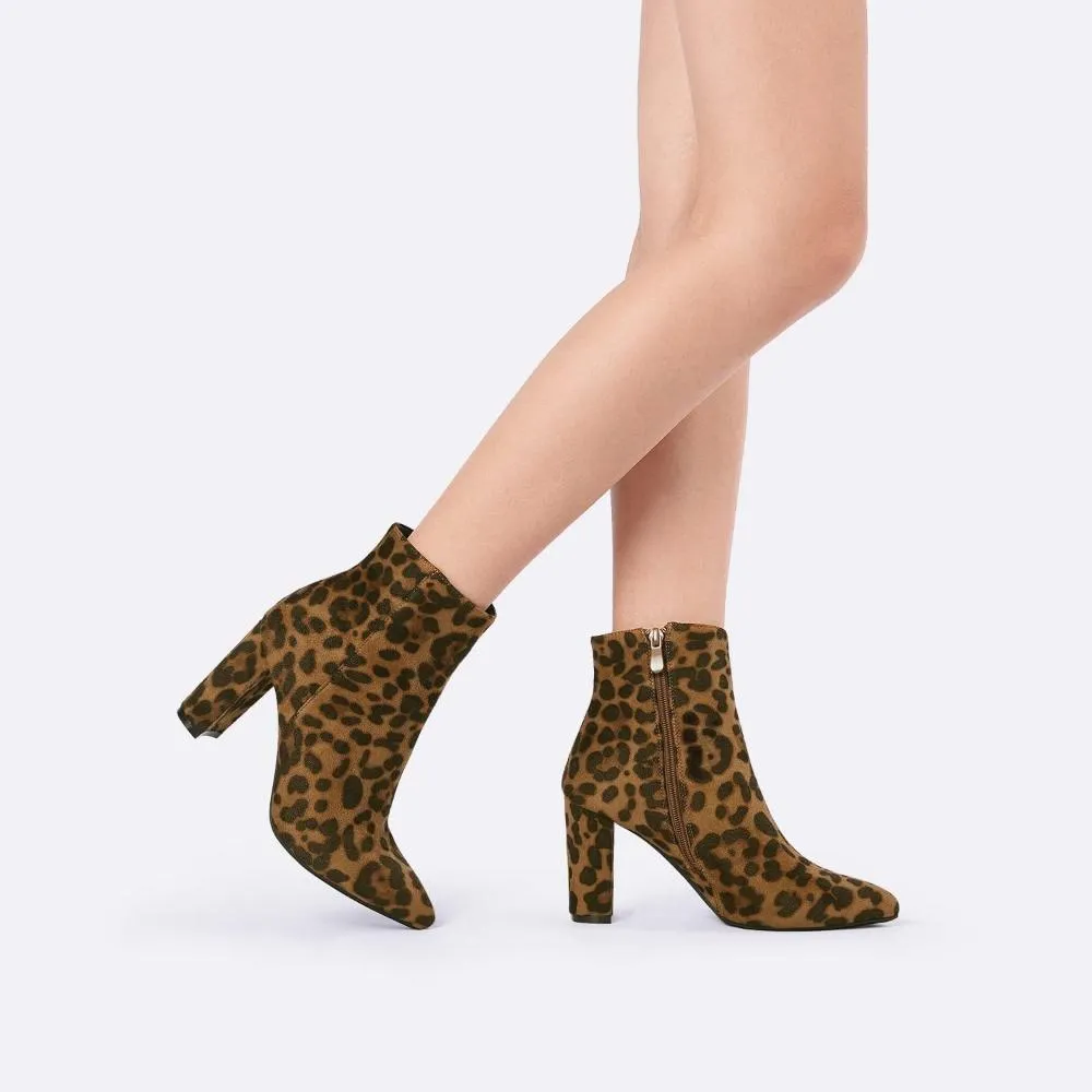 Leopard Print Party Boots