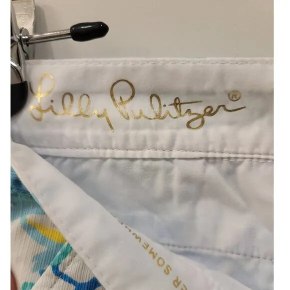 Lilly Pulitzer Buttercup Short in Resort White in a Pinch