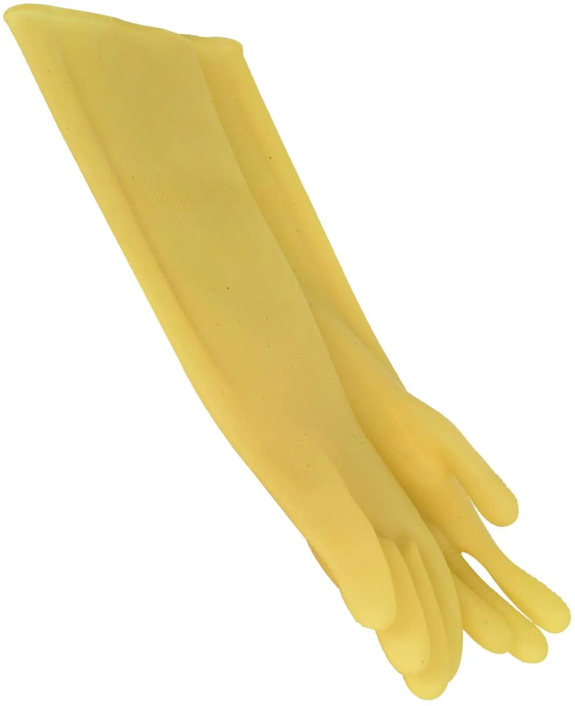 Long Cleaning 9 1/2" X 16" Gloves Yellow for Janitorial (12 Pairs Right  Left)