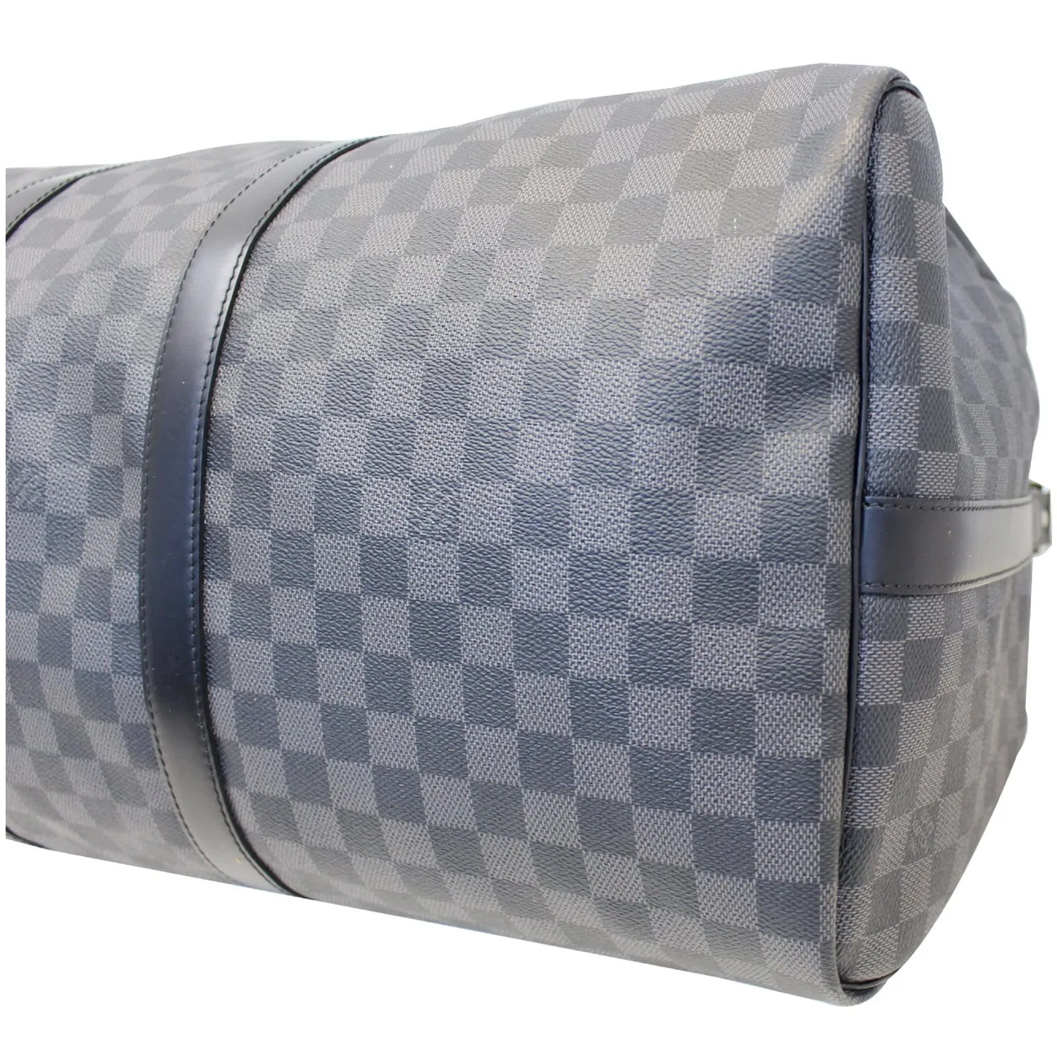 LOUIS VUITTON Keepall 55 Damier Graphite Bandouliere Travel Bag