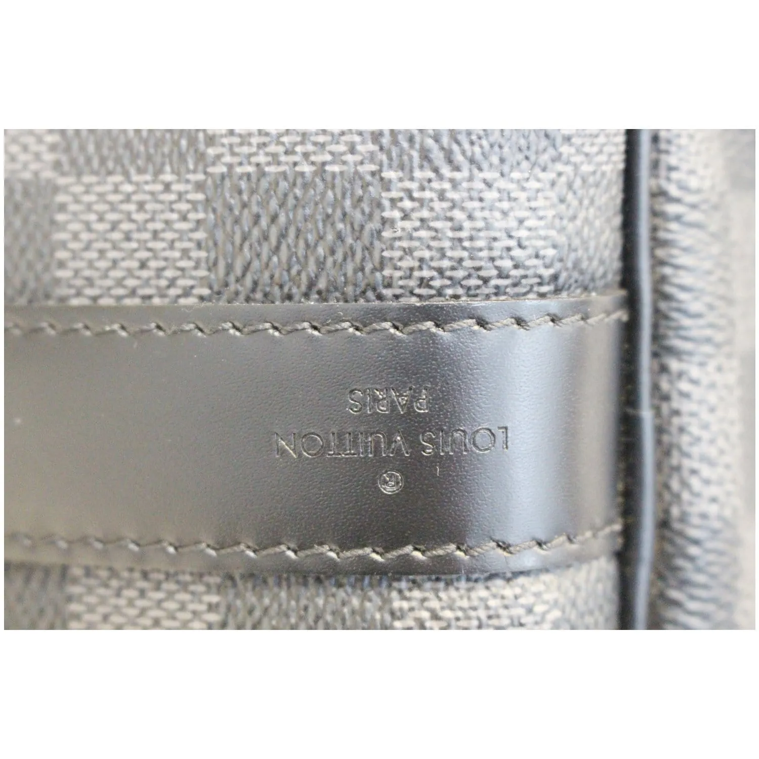 LOUIS VUITTON Keepall 55 Damier Graphite Bandouliere Travel Bag