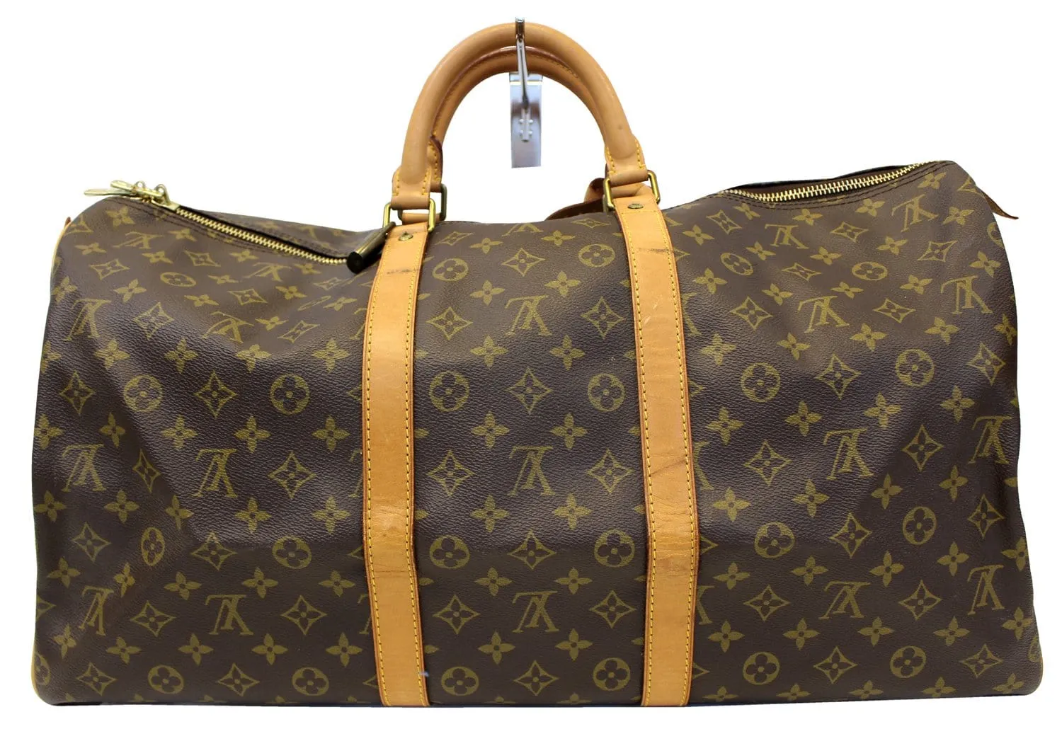 LOUIS VUITTON Monogram Canvas Keepall 55 Boston Bag