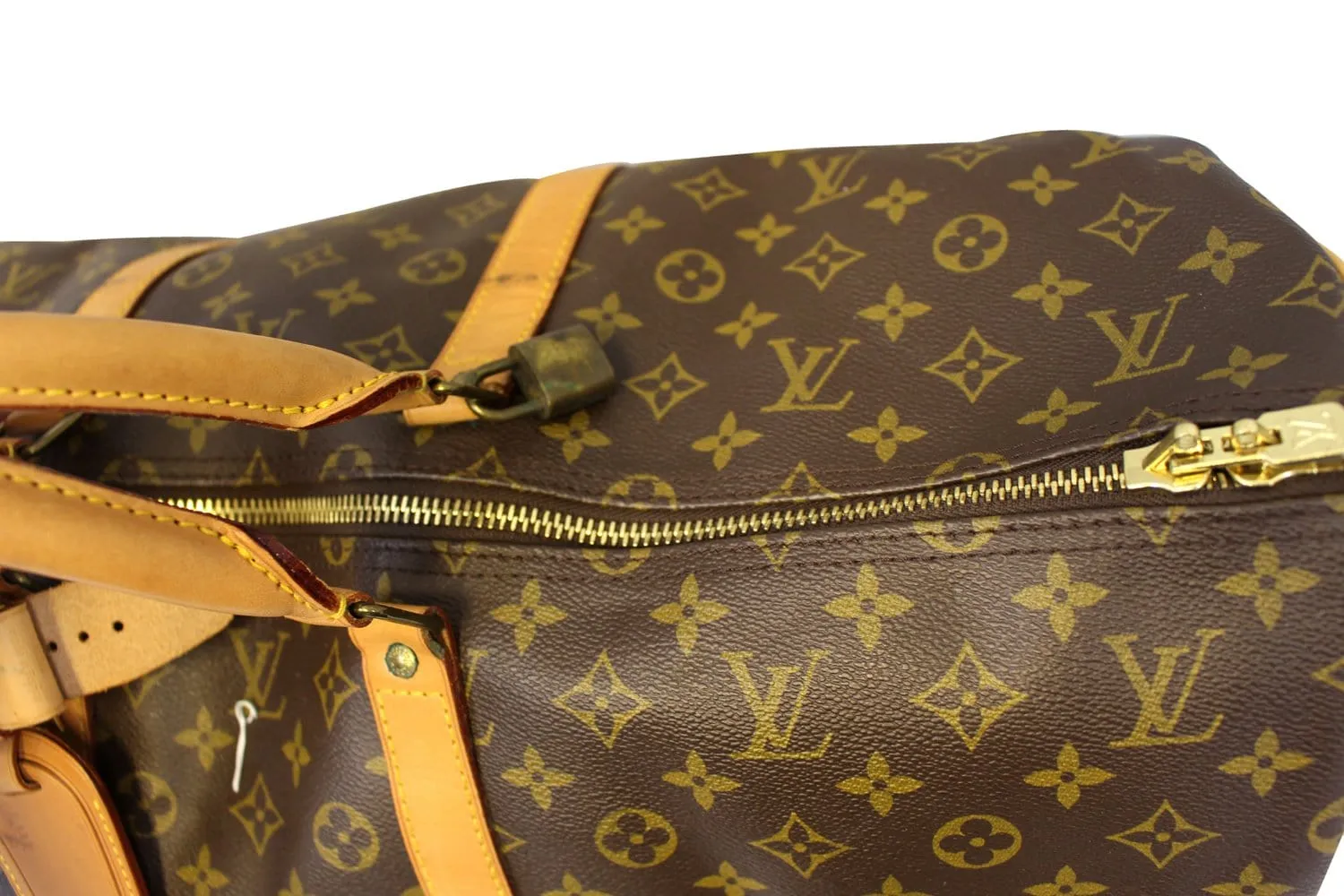 LOUIS VUITTON Monogram Canvas Keepall 55 Boston Bag