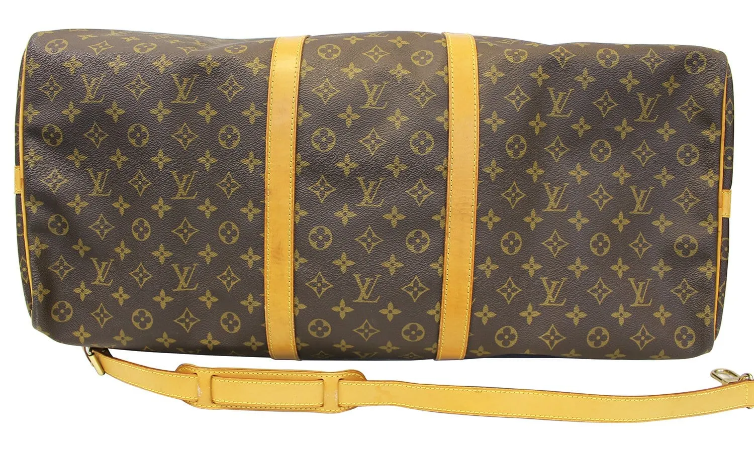 LOUIS VUITTON Monogram Canvas Keepall 60 Bandouliere Bag