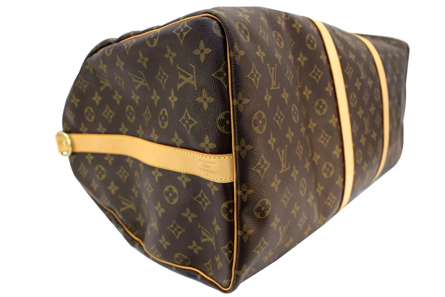 LOUIS VUITTON Monogram Canvas Keepall 60 Bandouliere Travel Bag