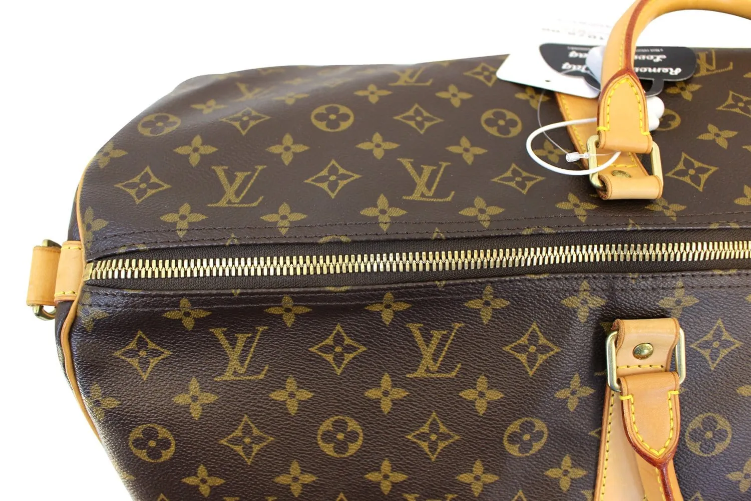 LOUIS VUITTON Monogram Canvas Keepall 60 Bandouliere Travel Bag