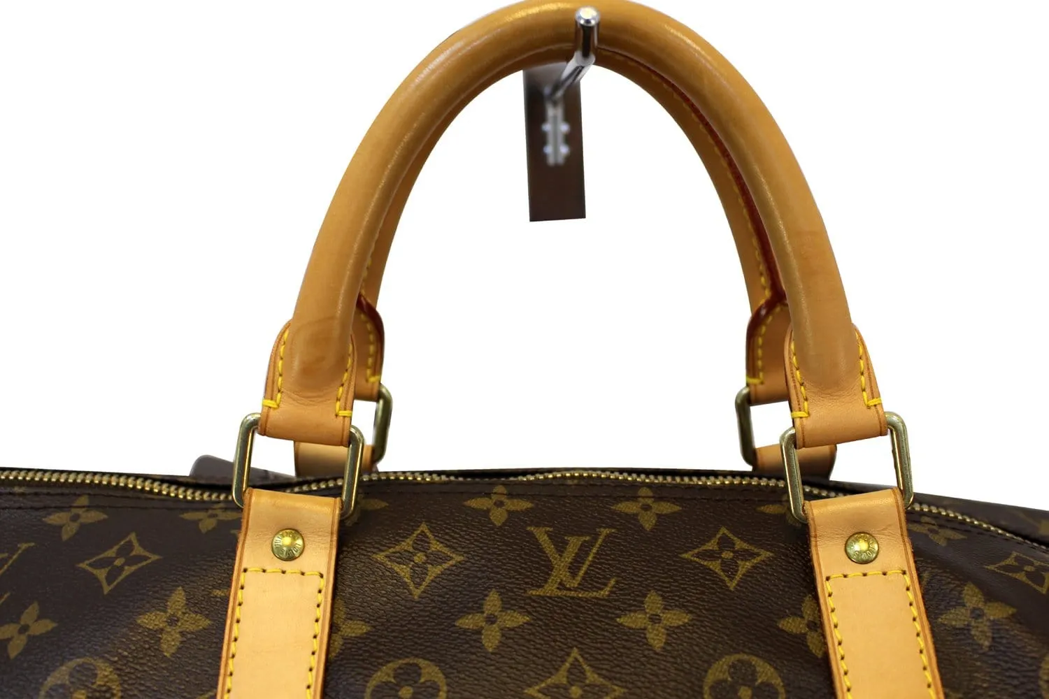 LOUIS VUITTON Monogram Canvas Keepall 60 Bandouliere Travel Bag
