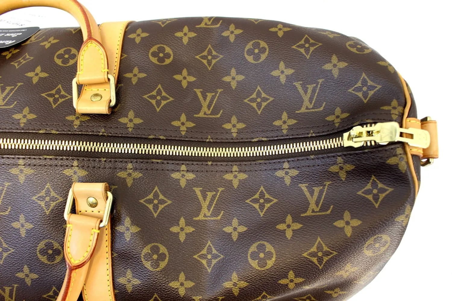 LOUIS VUITTON Monogram Canvas Keepall 60 Bandouliere Travel Bag