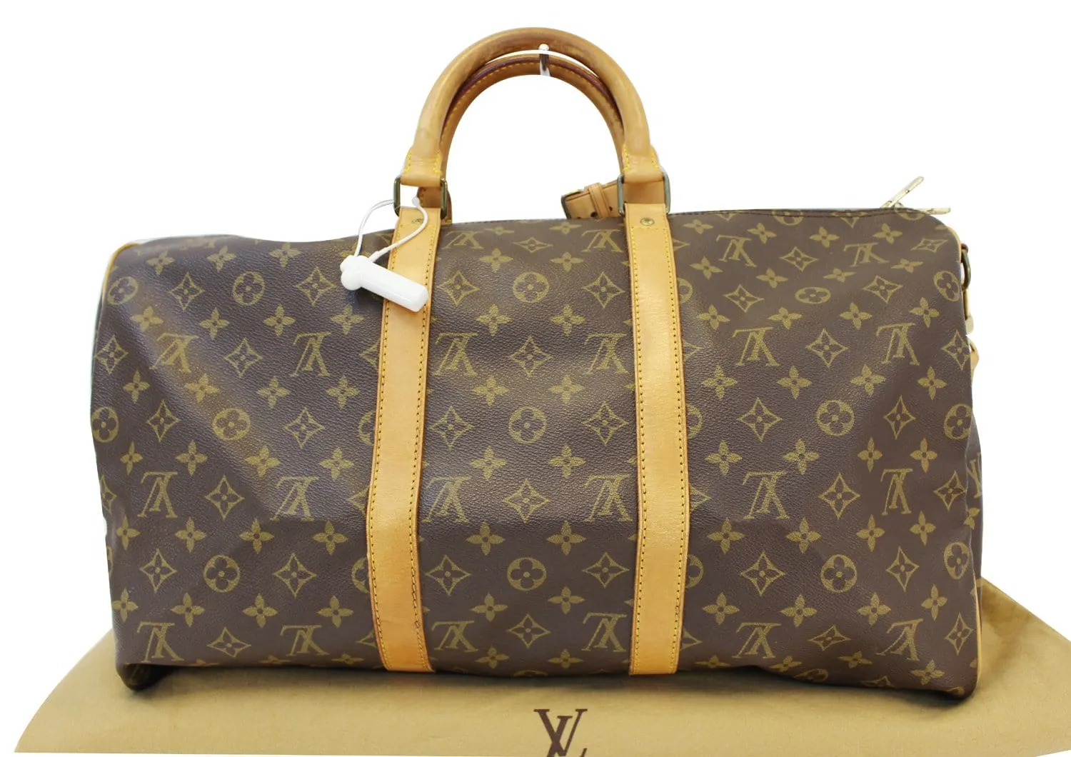 LOUIS VUITTON Monogram Keepall Bandouliere 50 Travel Bag
