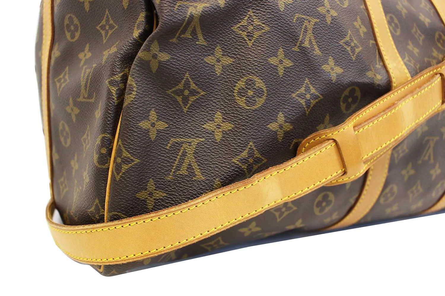 LOUIS VUITTON Monogram Keepall Bandouliere 55 Boston Bag