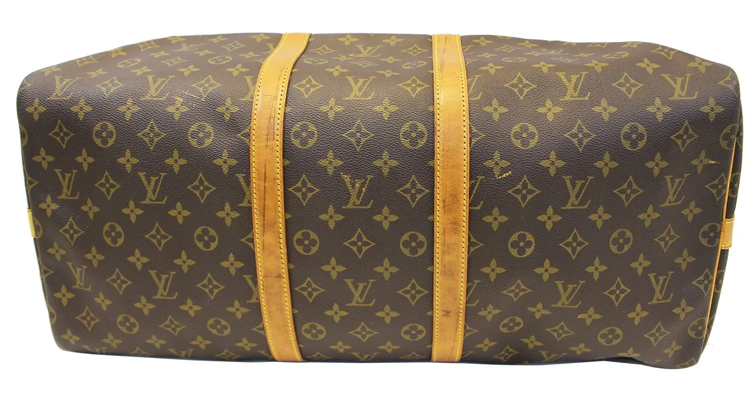 LOUIS VUITTON Monogram Keepall Bandouliere 55 Boston Bag