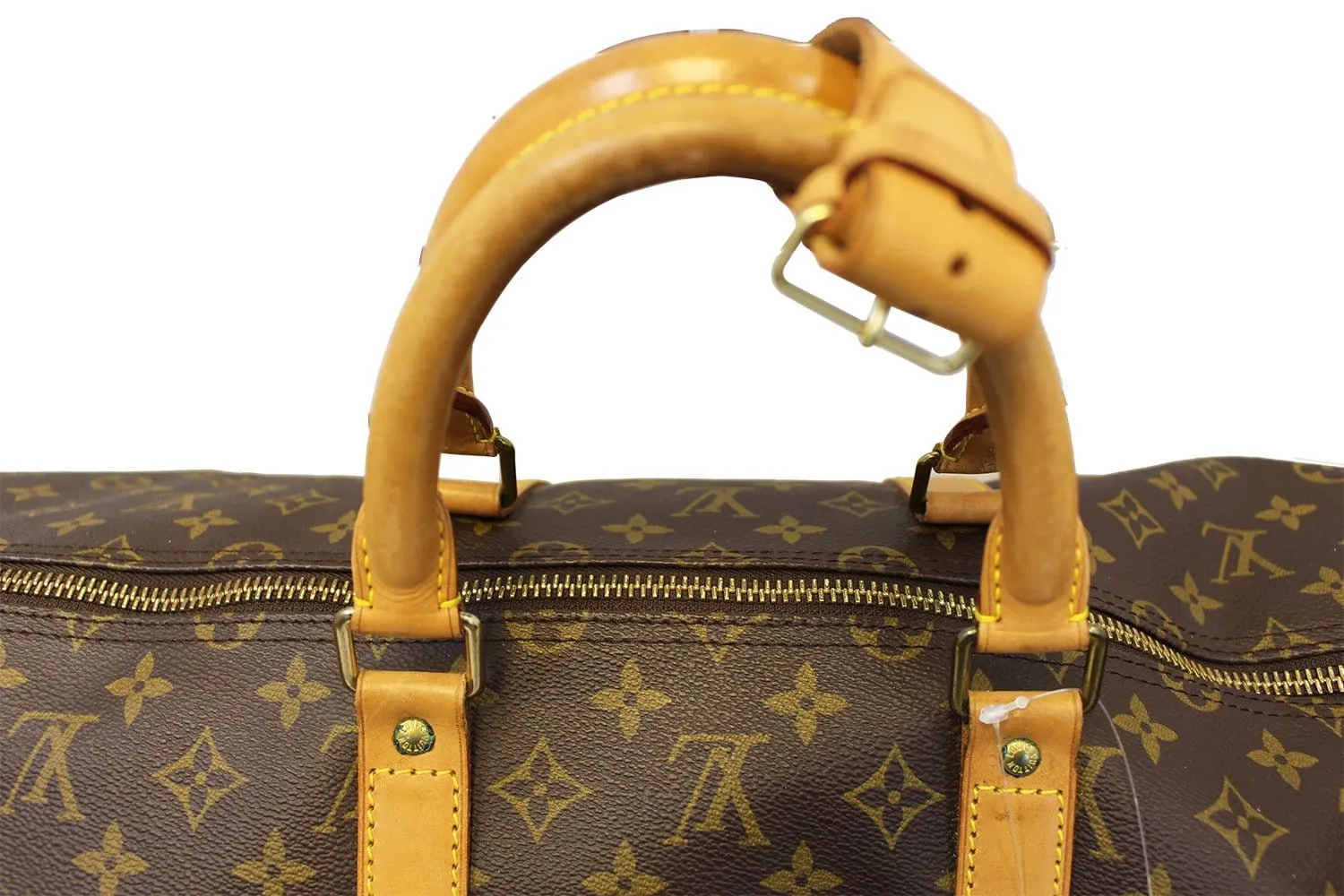 LOUIS VUITTON Monogram Keepall Bandouliere 55 Boston Bag