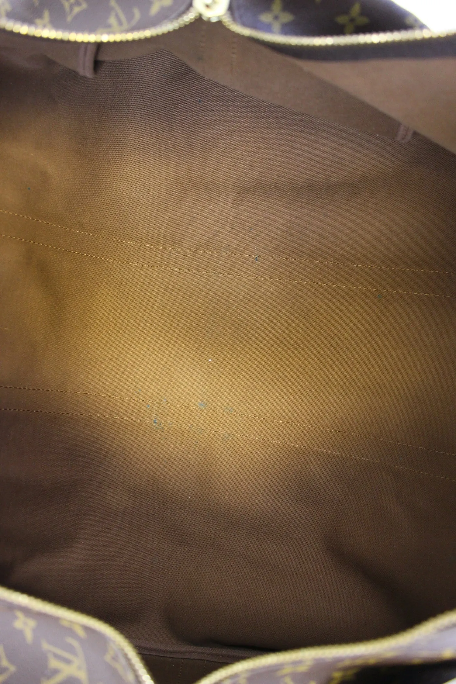 LOUIS VUITTON Monogram Keepall Bandouliere 55 Boston Bag