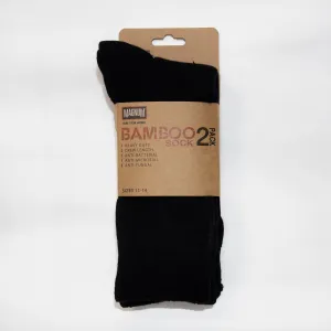 Magnum Heavy Duty Bamboo 2pk Socks