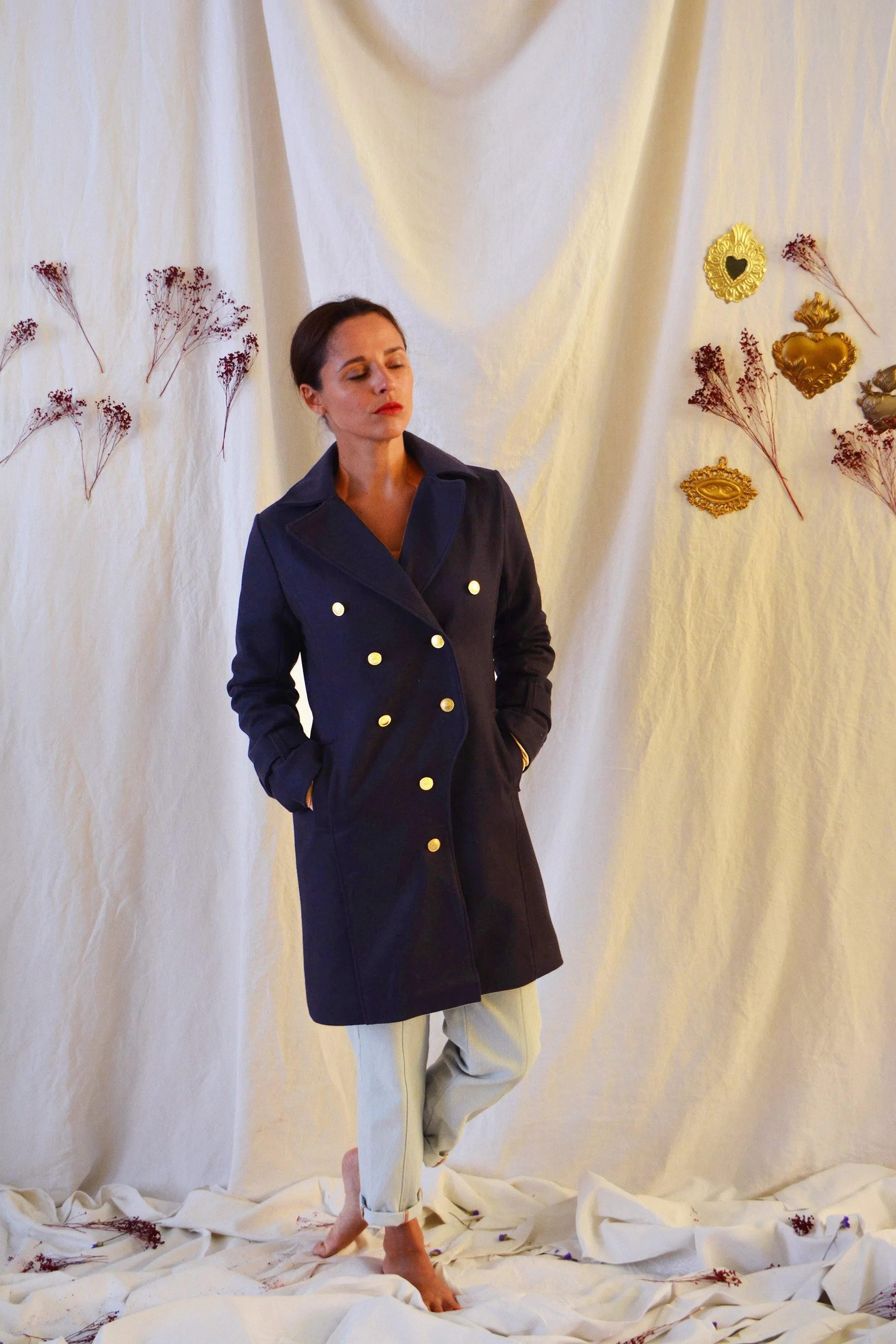 Manteau/Trench TSAR Patron de couture Pochette - MAISON FAUVE
