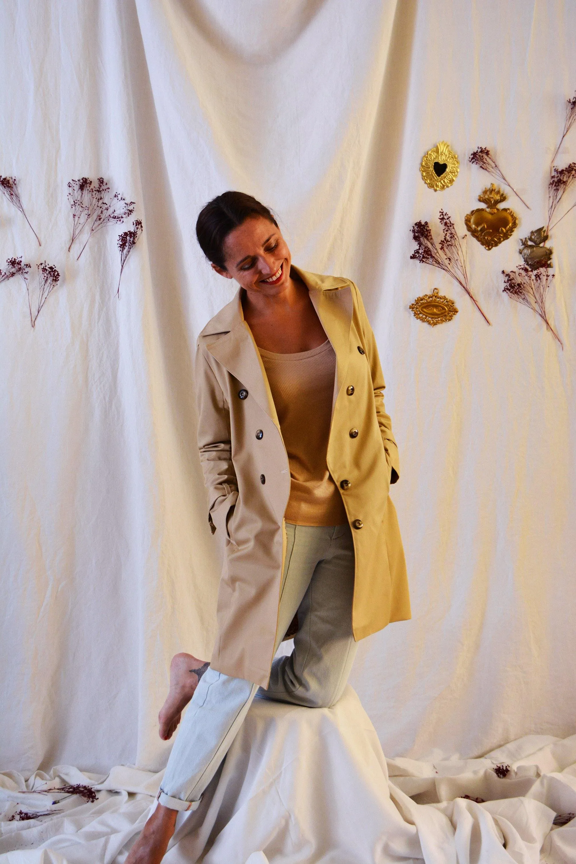 Manteau/Trench TSAR Patron de couture Pochette - MAISON FAUVE