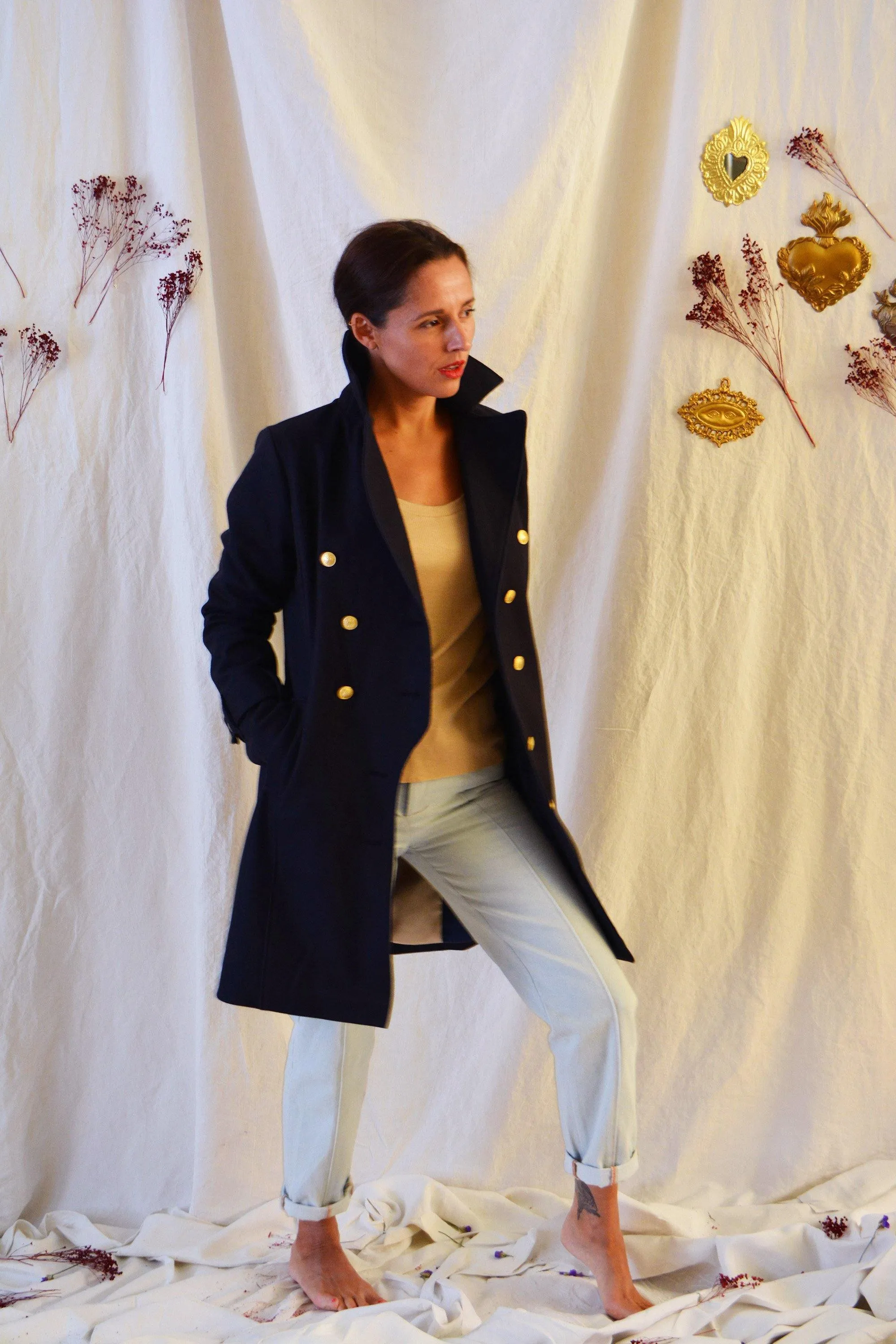 Manteau/Trench TSAR Patron de couture Pochette - MAISON FAUVE