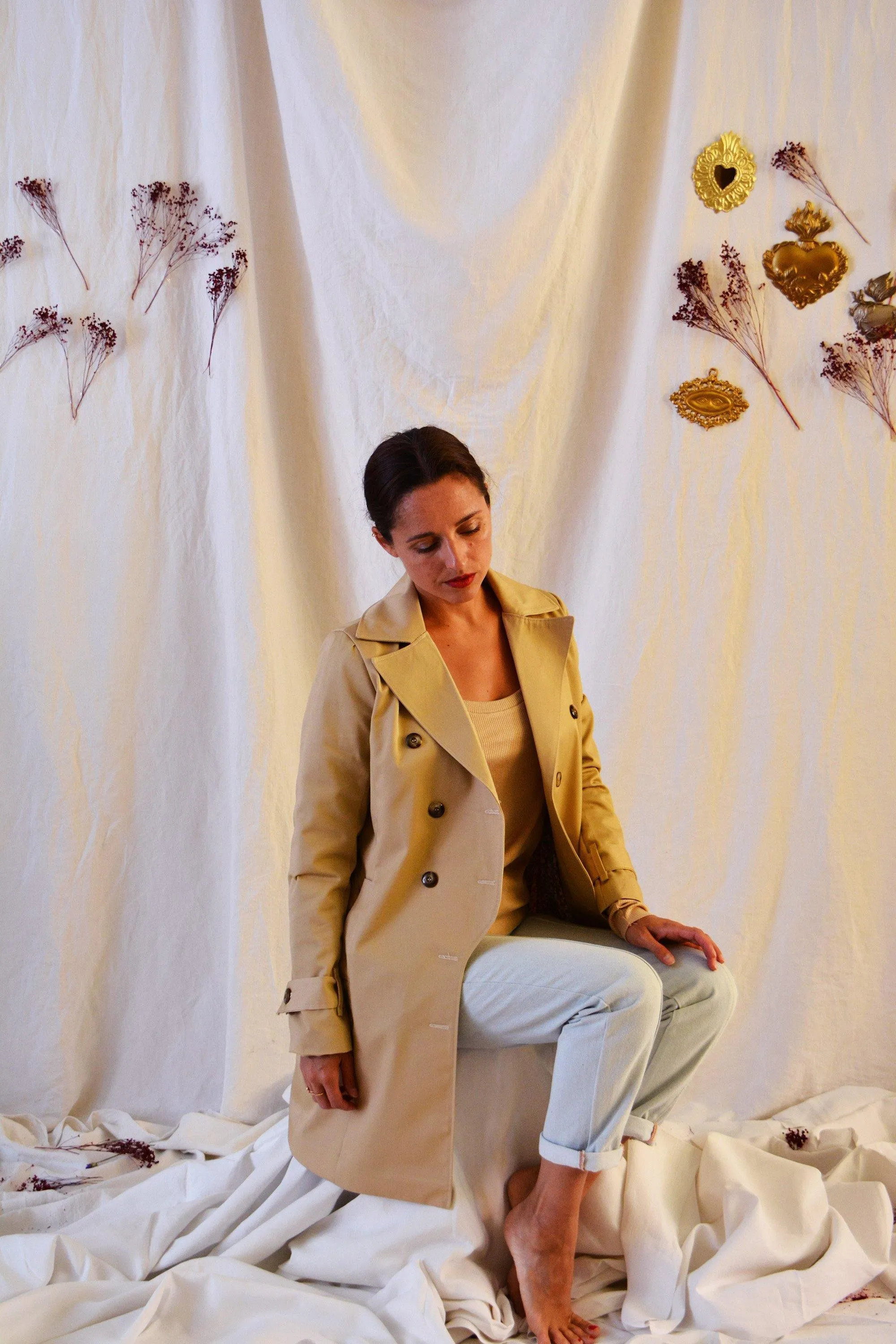 Manteau/Trench TSAR Patron de couture Pochette - MAISON FAUVE